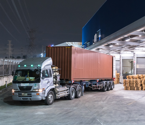 A cold chain shipment where a real-time temperature monitoring system is in place to support effective cold chain management