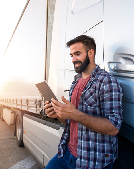 Part of cold chain monitoring refers to the use of wireless temperature sensors, which provide peace of mind to truck drivers, like the one shown here, during transit